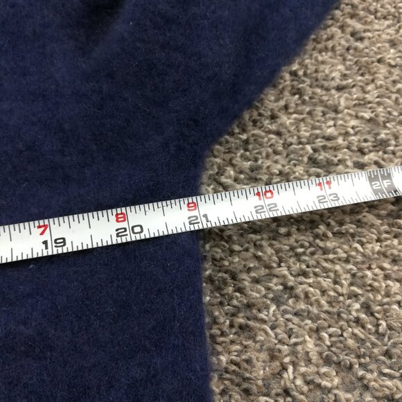 Blarney Woollen Mills Sweater 100% Cashmere V Neck Pullover Blue Womens Large - Picture 6 of 10